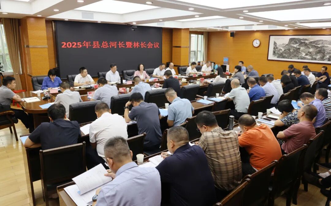 新邵縣2025年總河長暨林長會議召開