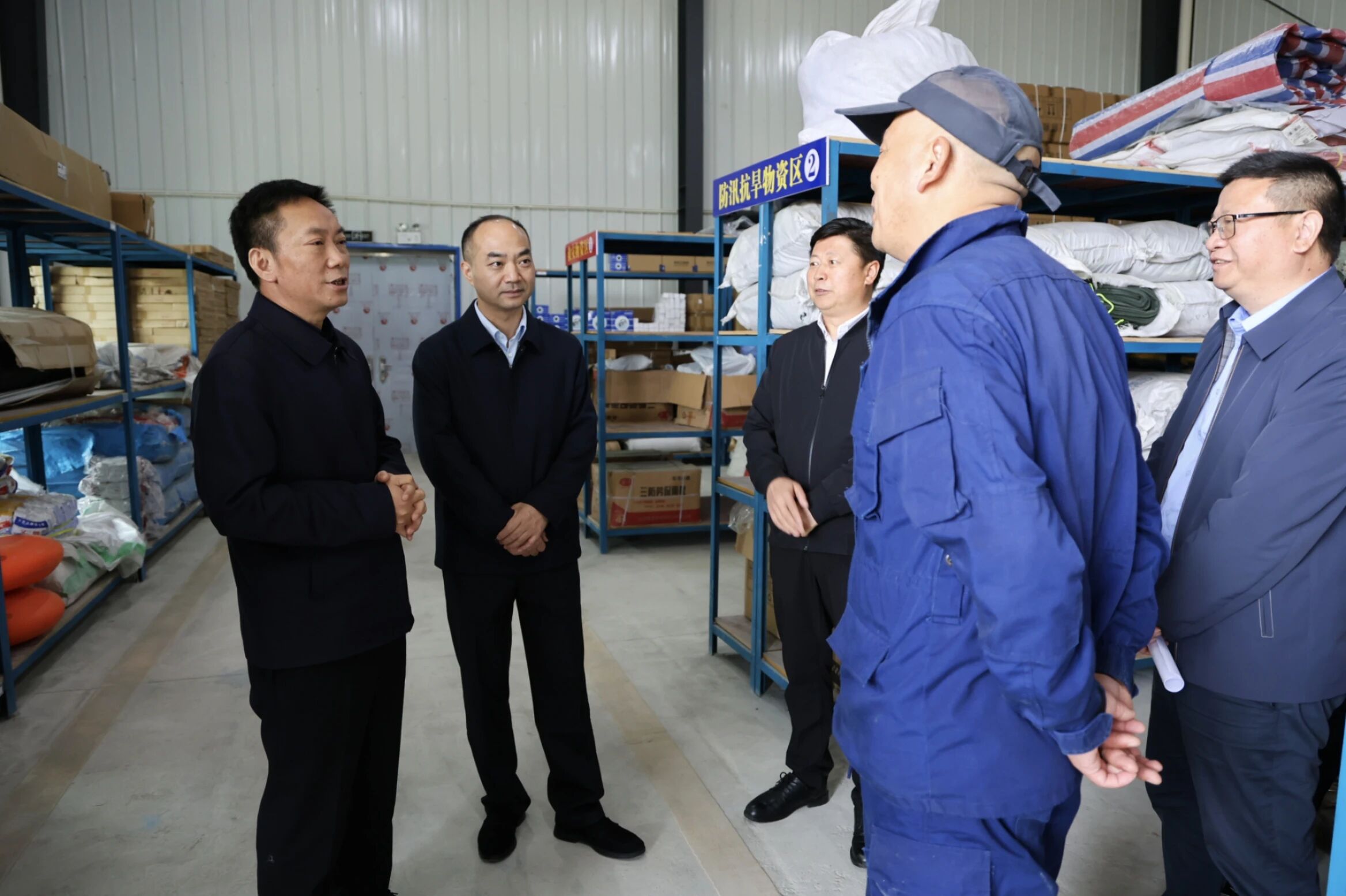 省应急管理厅到新邵检查督导防汛备汛工作